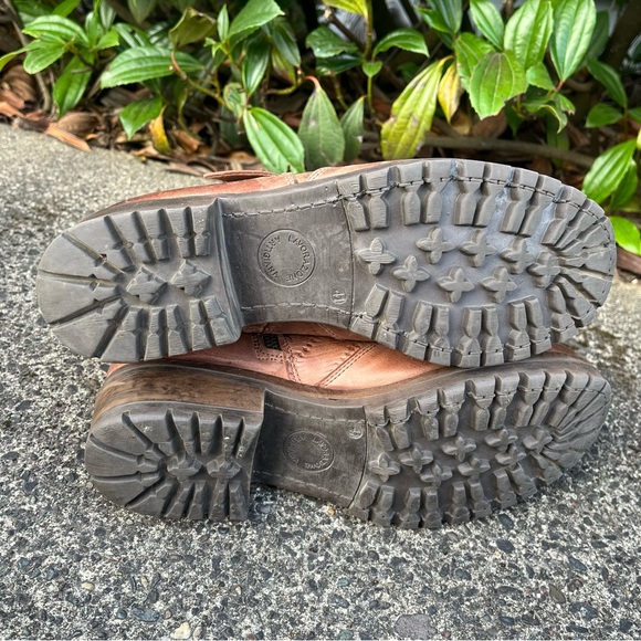 Bueno Brown Leather Ankle Boots Lavorazione Artigiana EU 41 - Picture 5 of 7